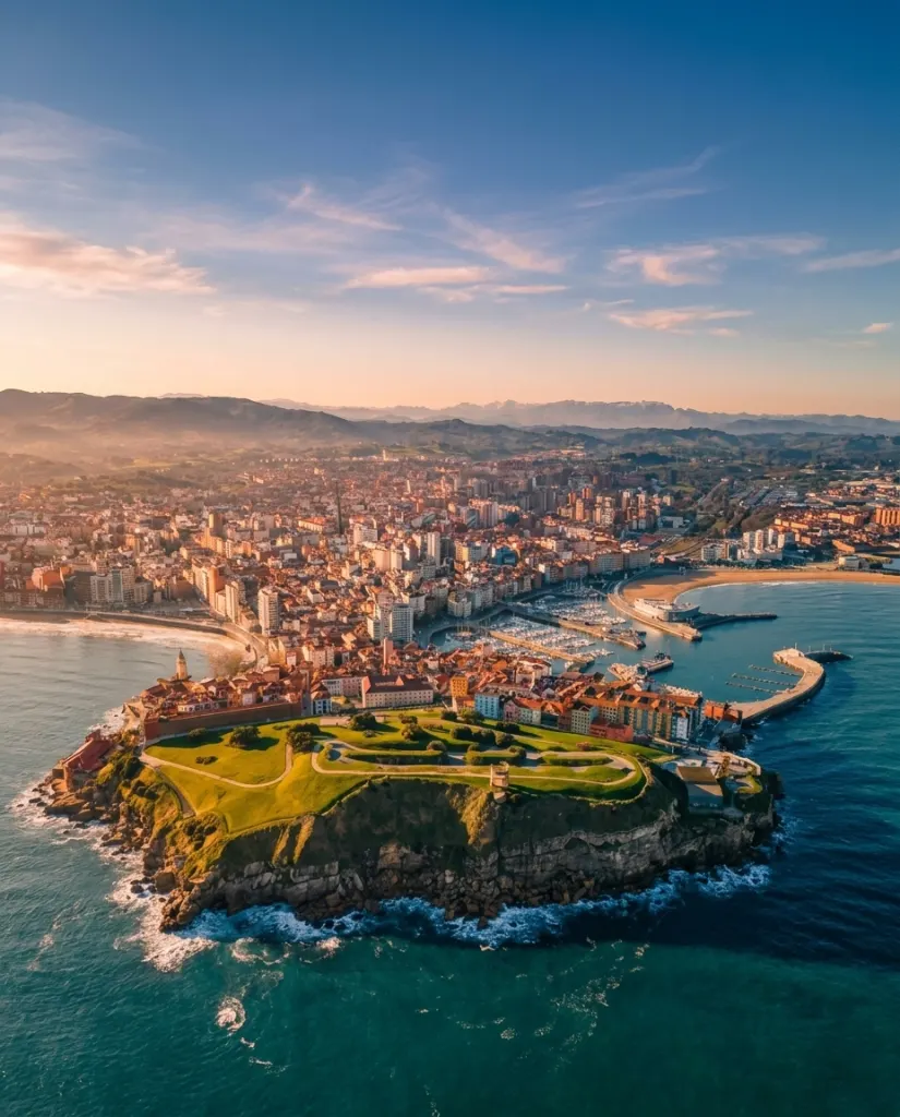 Gijón y Oviedo